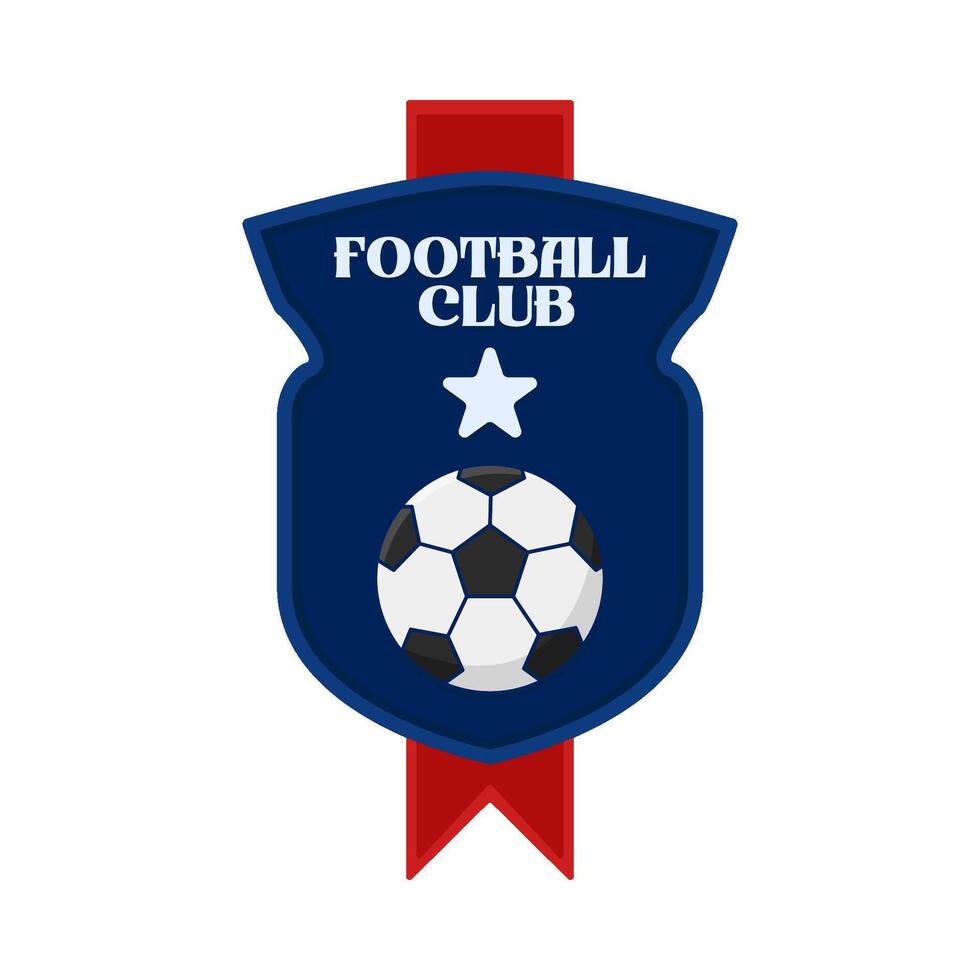 Amerikaans voetbal club insigne illustratie vector