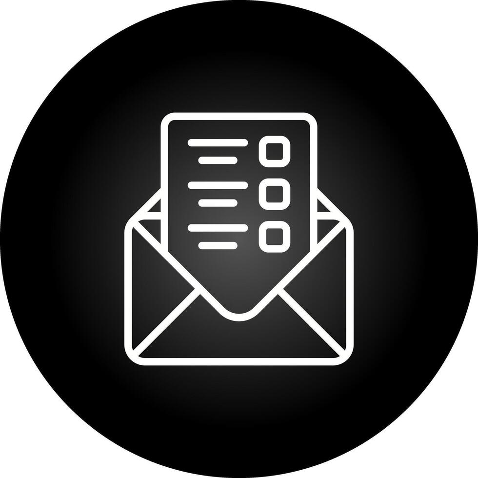 mailing lijsten vector icoon