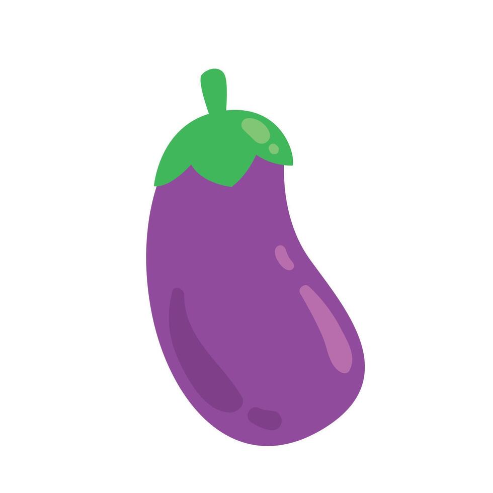 vector gezond Purper aubergine grafisch illustratie