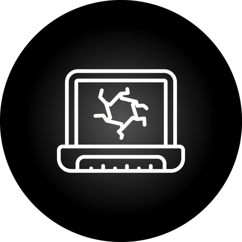 laptop vector pictogram