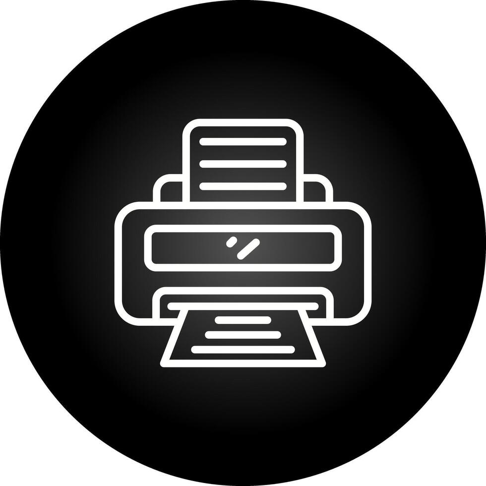 printer vector pictogram