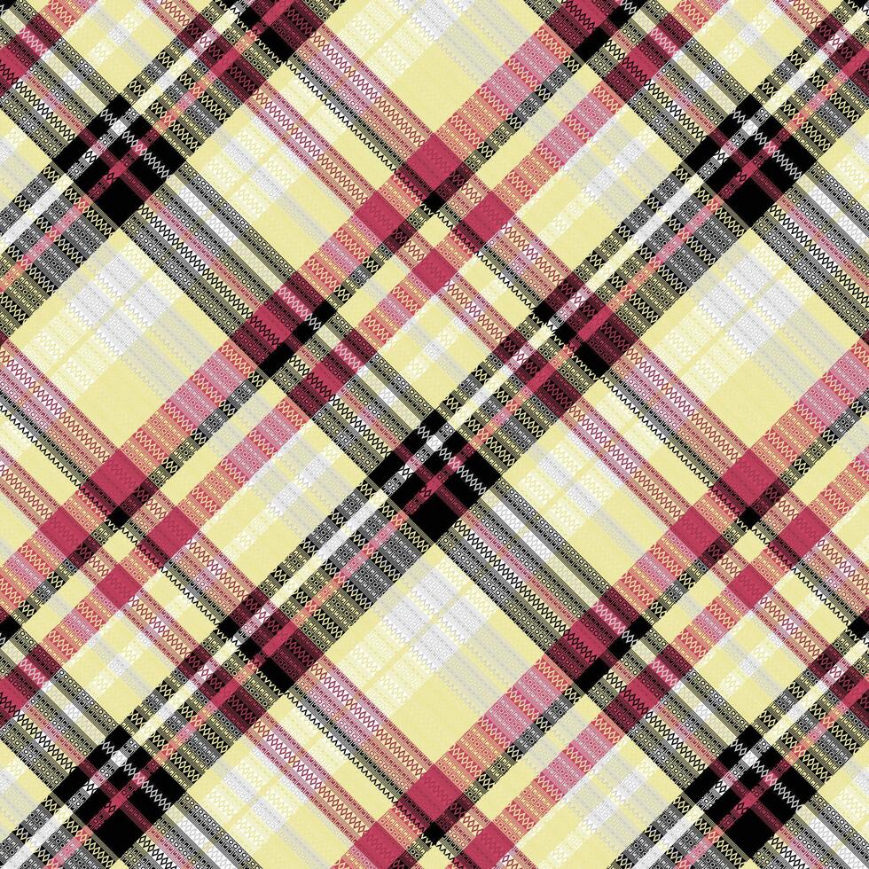 Schotse ruit plaid patroon. controleren plaid. vector