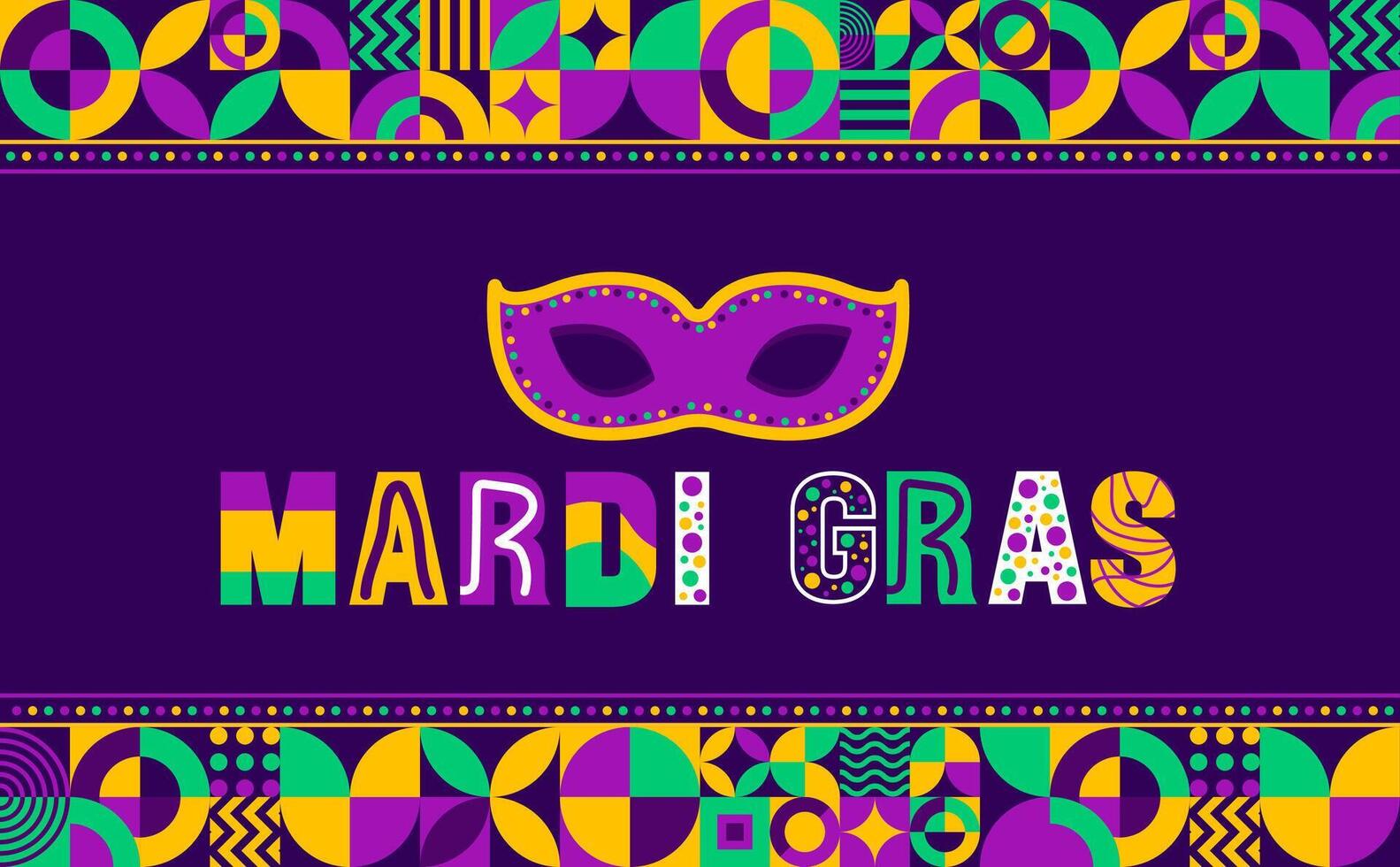 mardi gras carnaval in nieuw orleans achtergrond met carnaval masker. mardi gras verwijst naar naar evenementen van de carnaval viering achtergrond ontwerp sjabloon. gebruik naar banier, aanplakbiljet, kaart, en poster ontwerp. vector