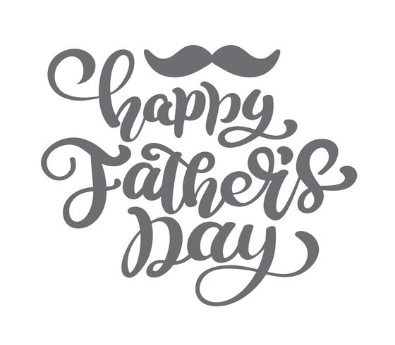 Gelukkige vadersdag vector van letters voorziende achtergrond. Happy Fathers Day kalligrafie lichte banner. Papa, mijn koning, illustratie