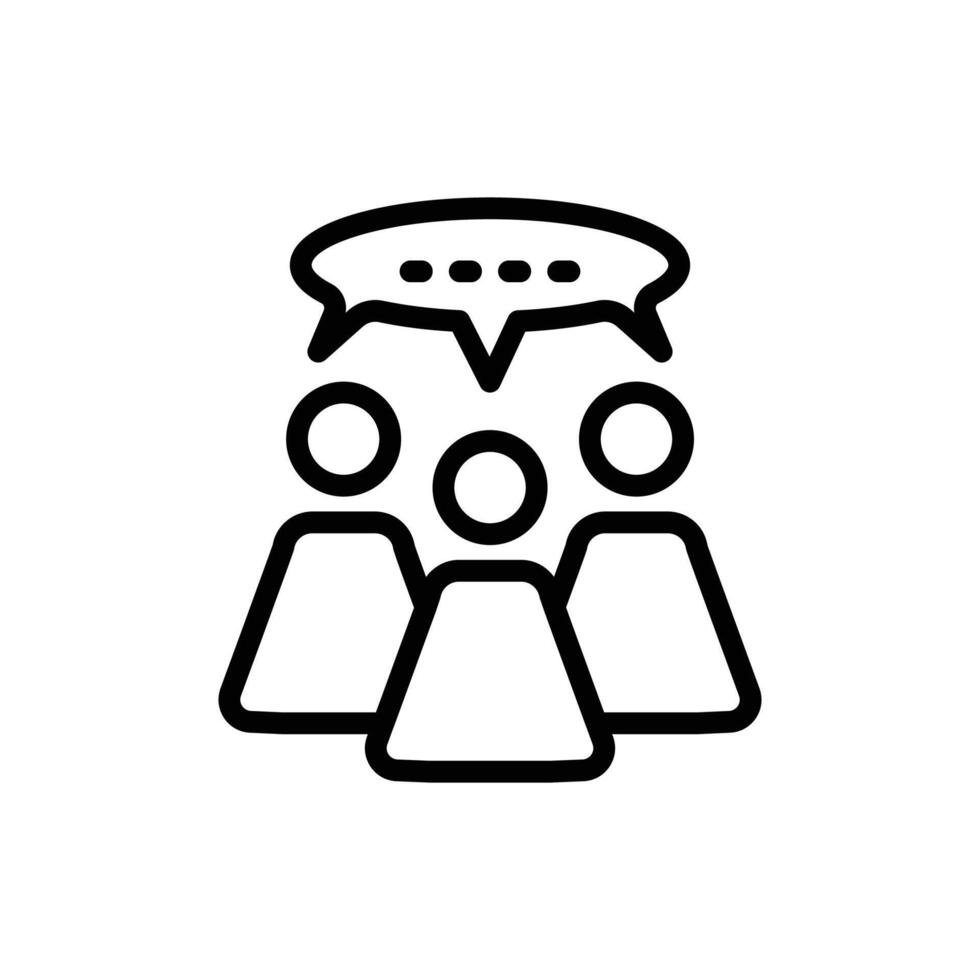 gemeenschap icoon of logo ontwerp geïsoleerd teken symbool vector illustratie - hoog kwaliteit lijn stijl vector icoon