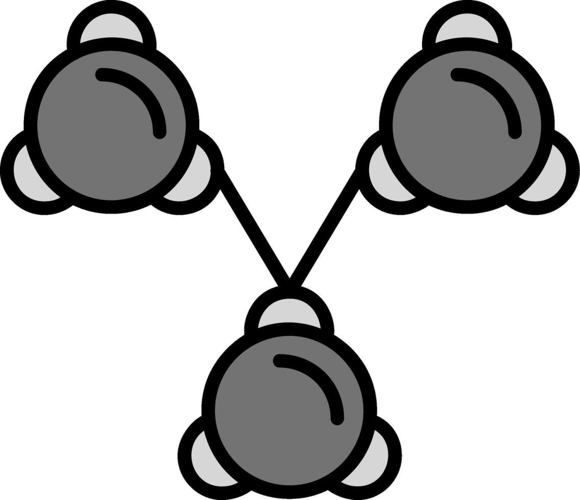 molecuul vector pictogram