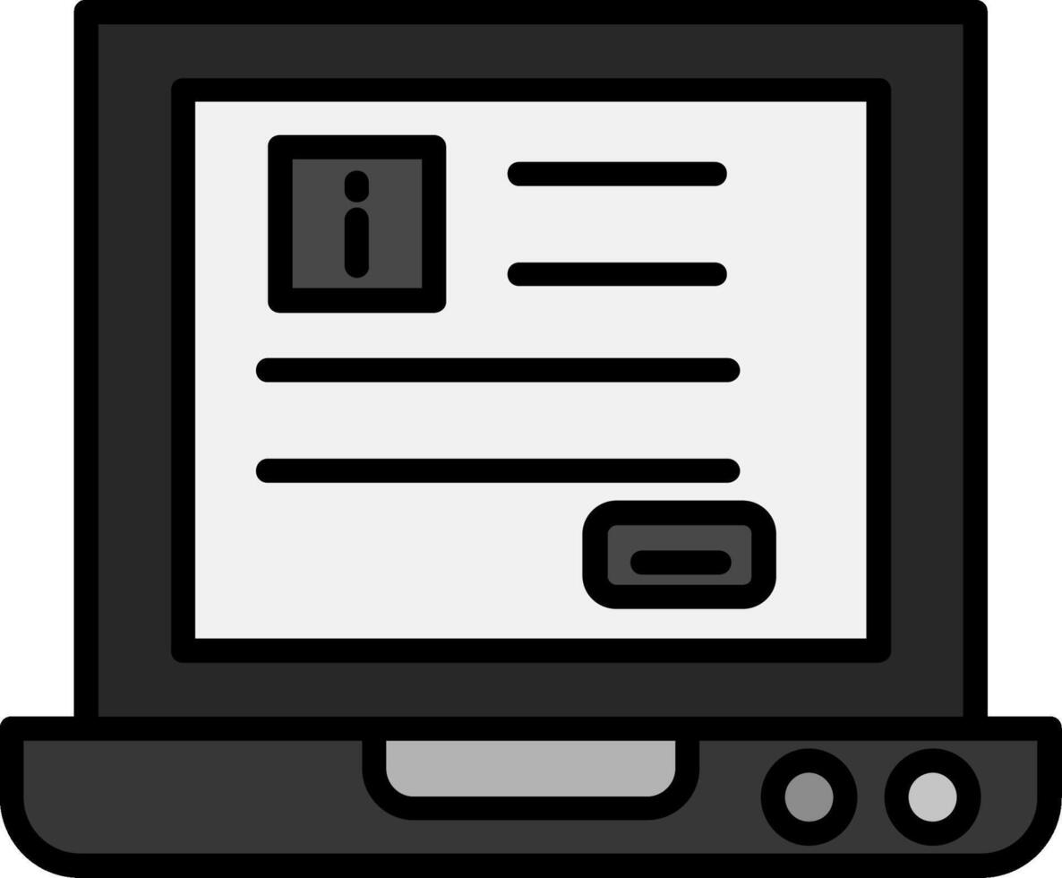 laptop vector pictogram