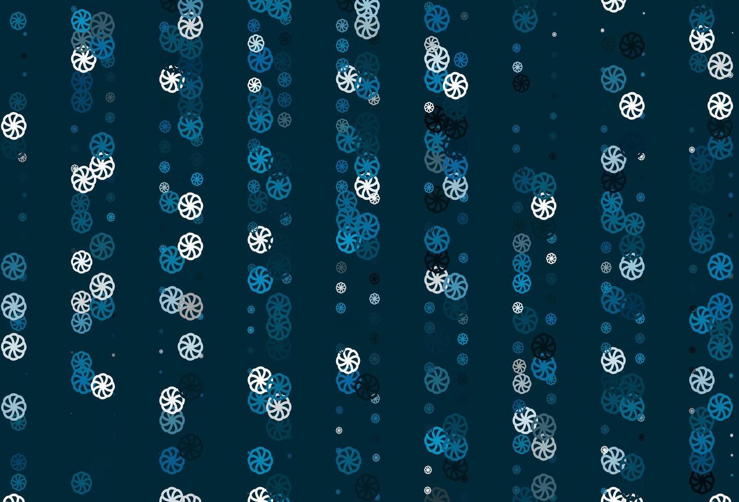 licht blauw vector achtergrond met Kerstmis sneeuwvlokken.