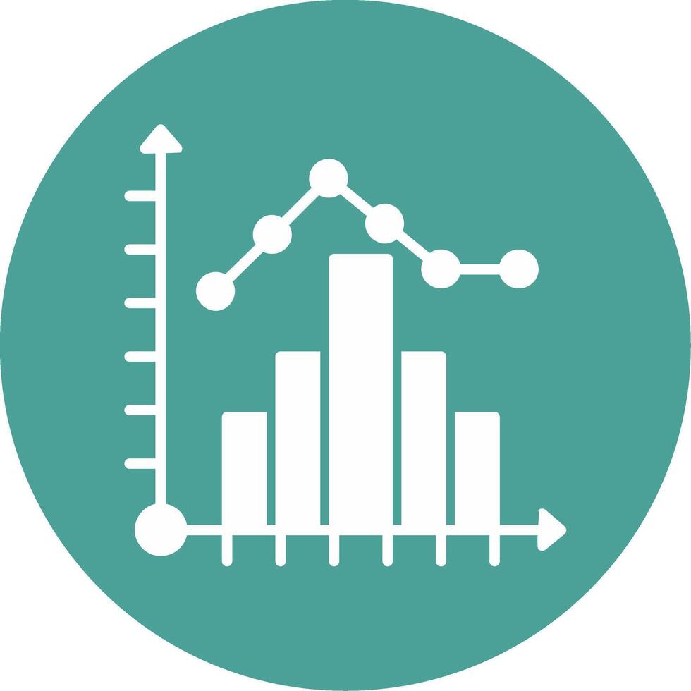 histogram vector icoon