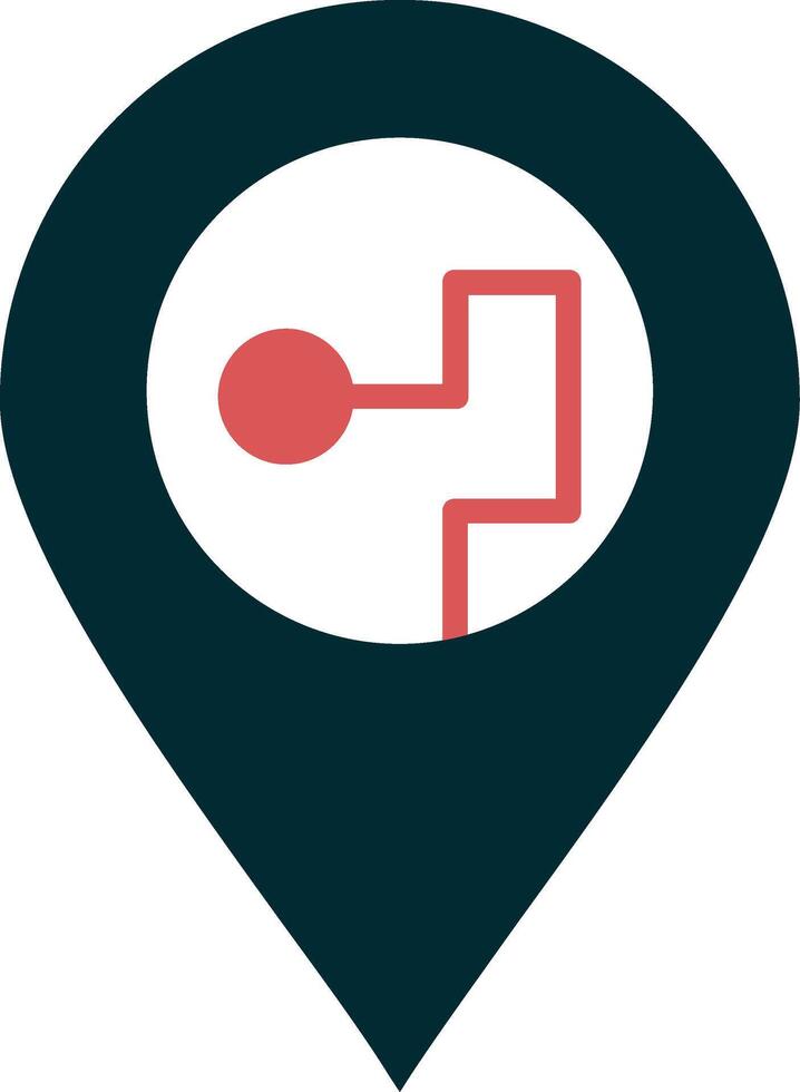 pin locatie vector pictogram