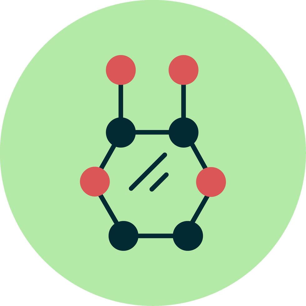 molecuul vector pictogram