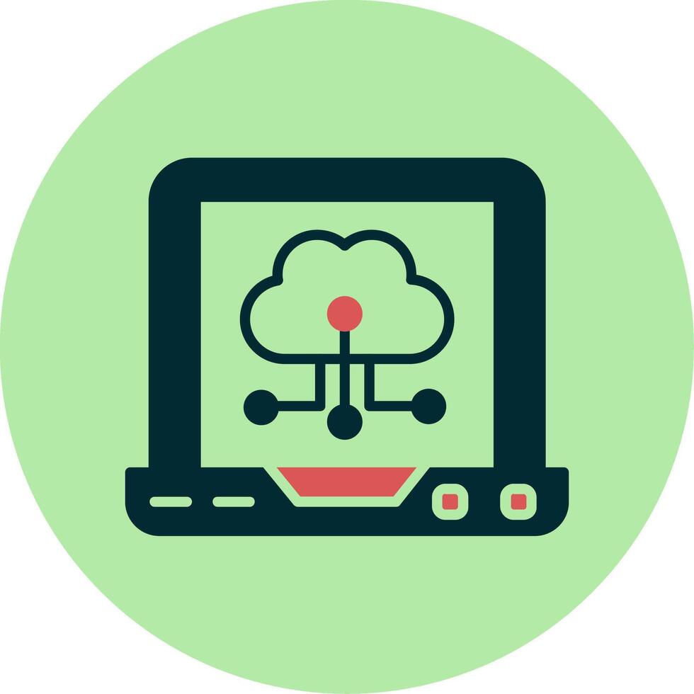 cloud computing vector icon