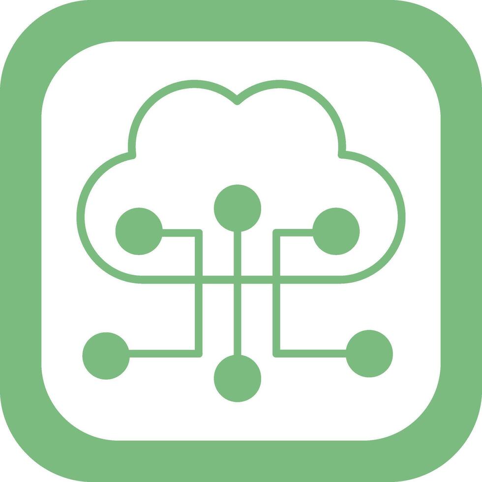 wolk configuratie vector icoon