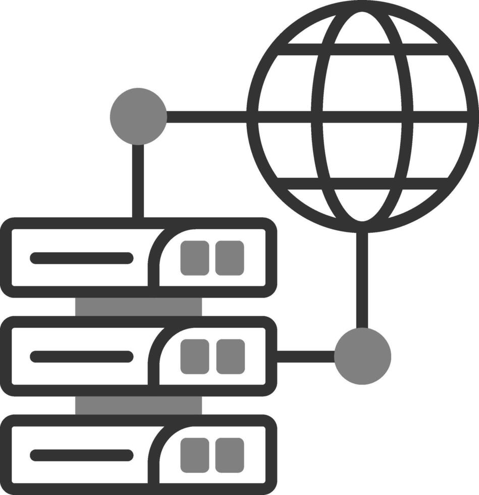 webhosting vector pictogram