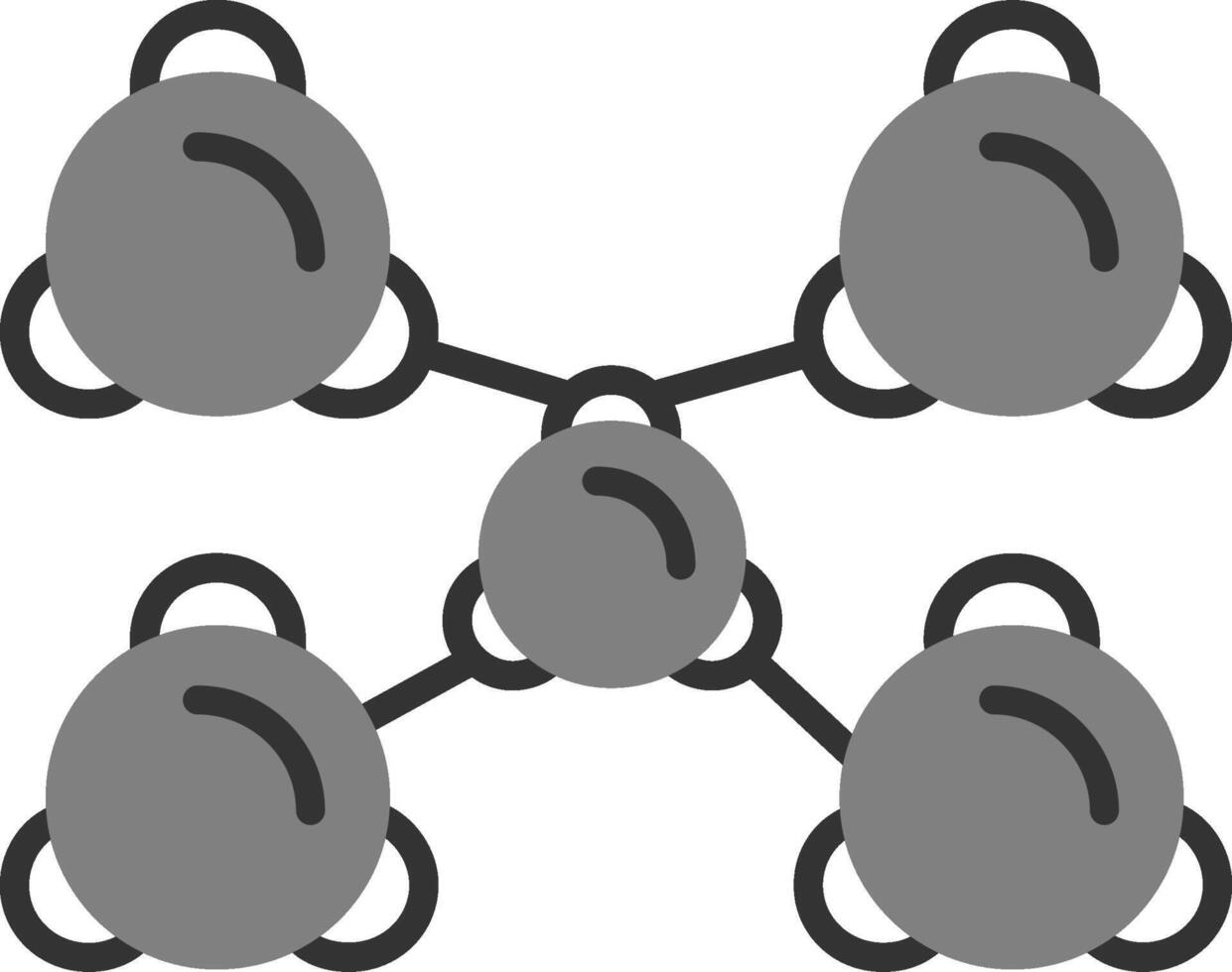 molecuul vector pictogram