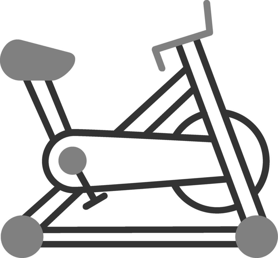stationair fiets vector icoon