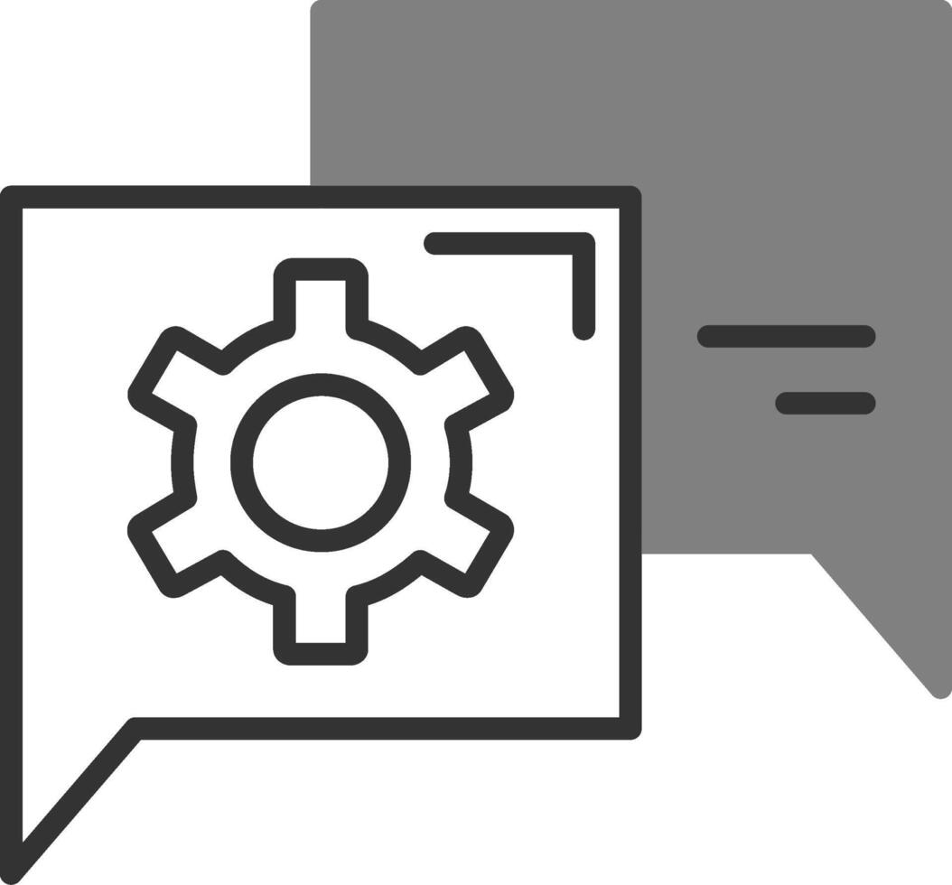 tandwiel vector pictogram