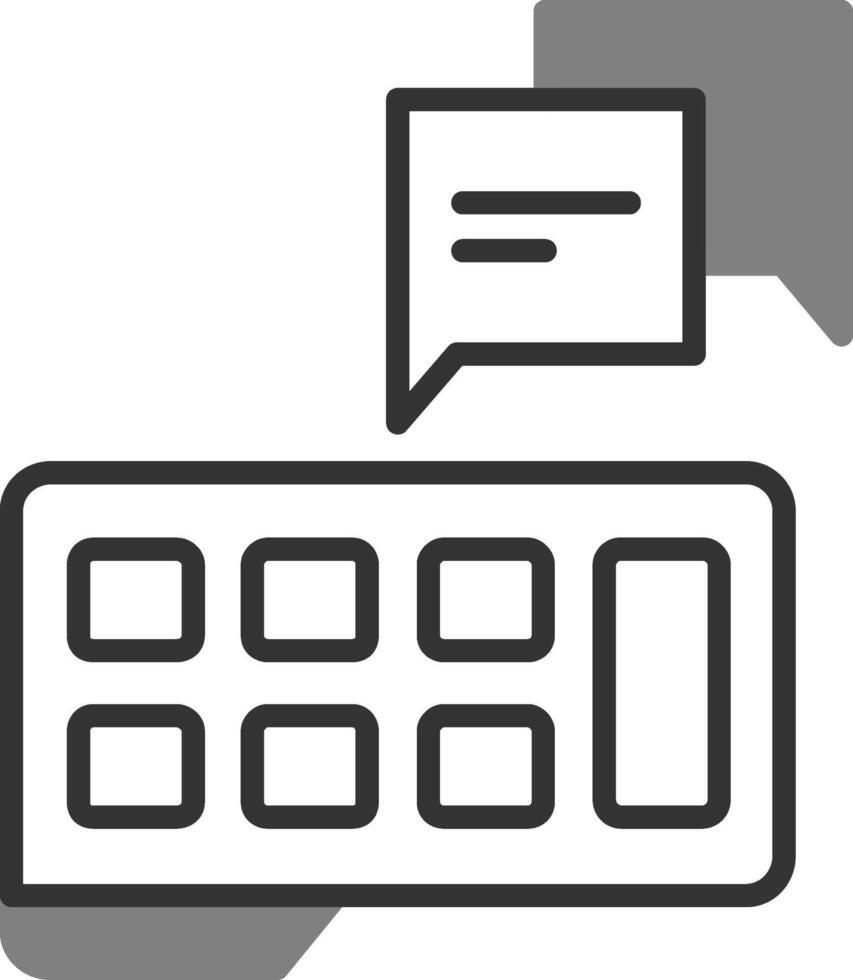 toetsenbord vector pictogram