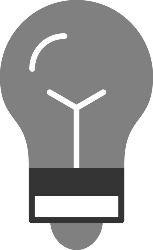 gloeilamp vector pictogram