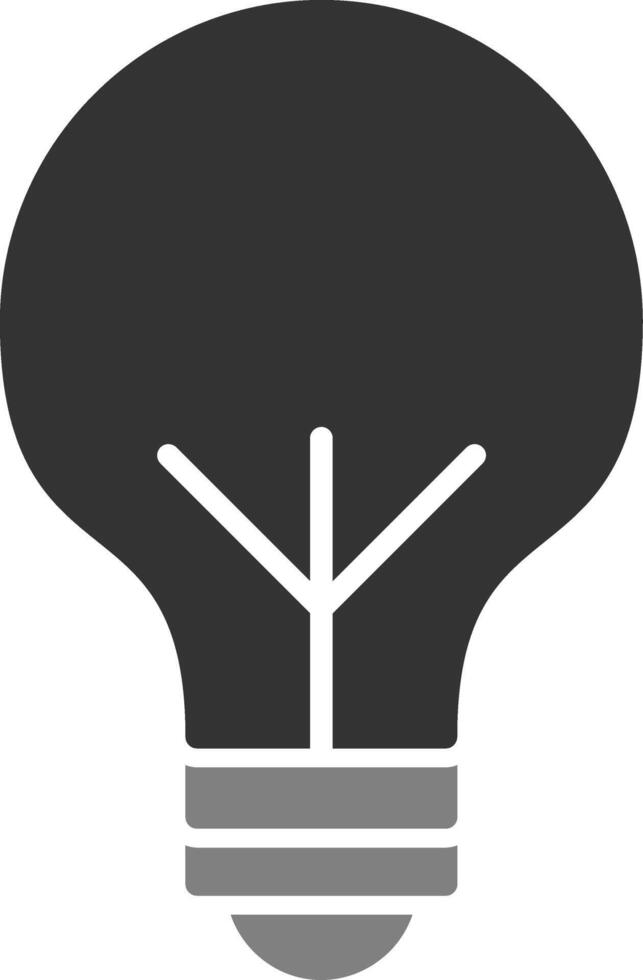 gloeilamp vector pictogram