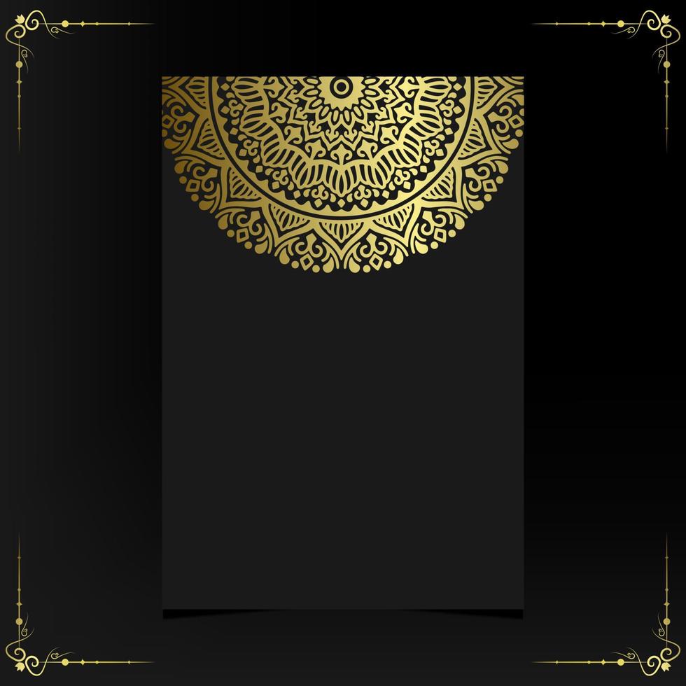 luxe sier mandala achtergrond met Arabische islamitische oosten patroon stijl premium vector gratis vecto