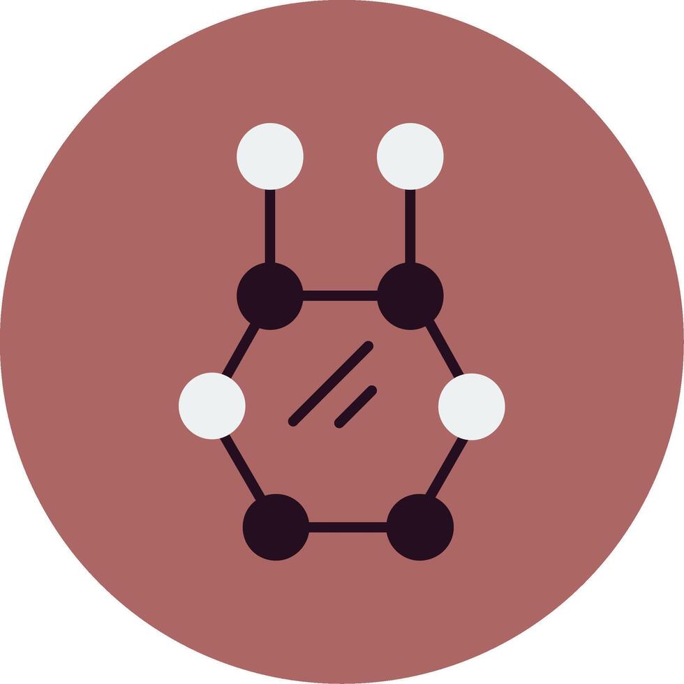 molecuul vector pictogram