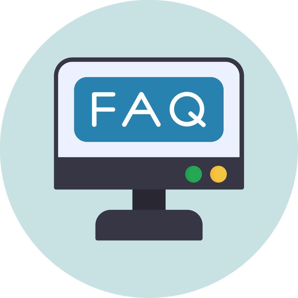 FAQ vector icoon