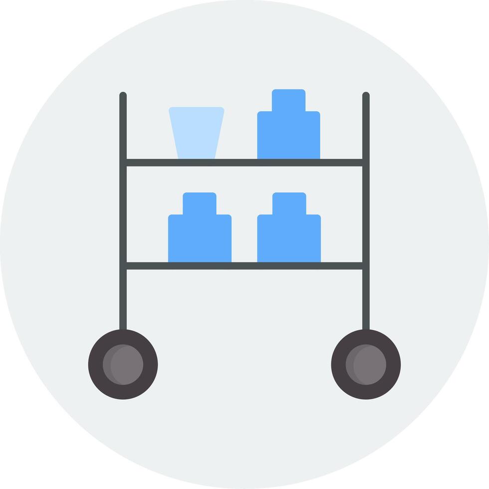 trolley vector pictogram vector