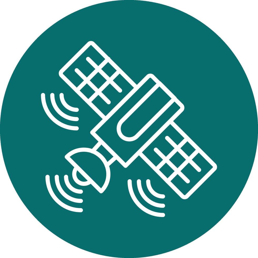 satelliet vector pictogram