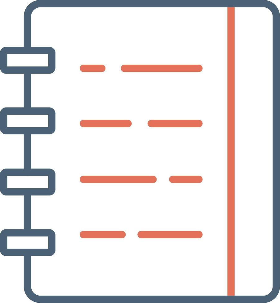 notebook vector pictogram