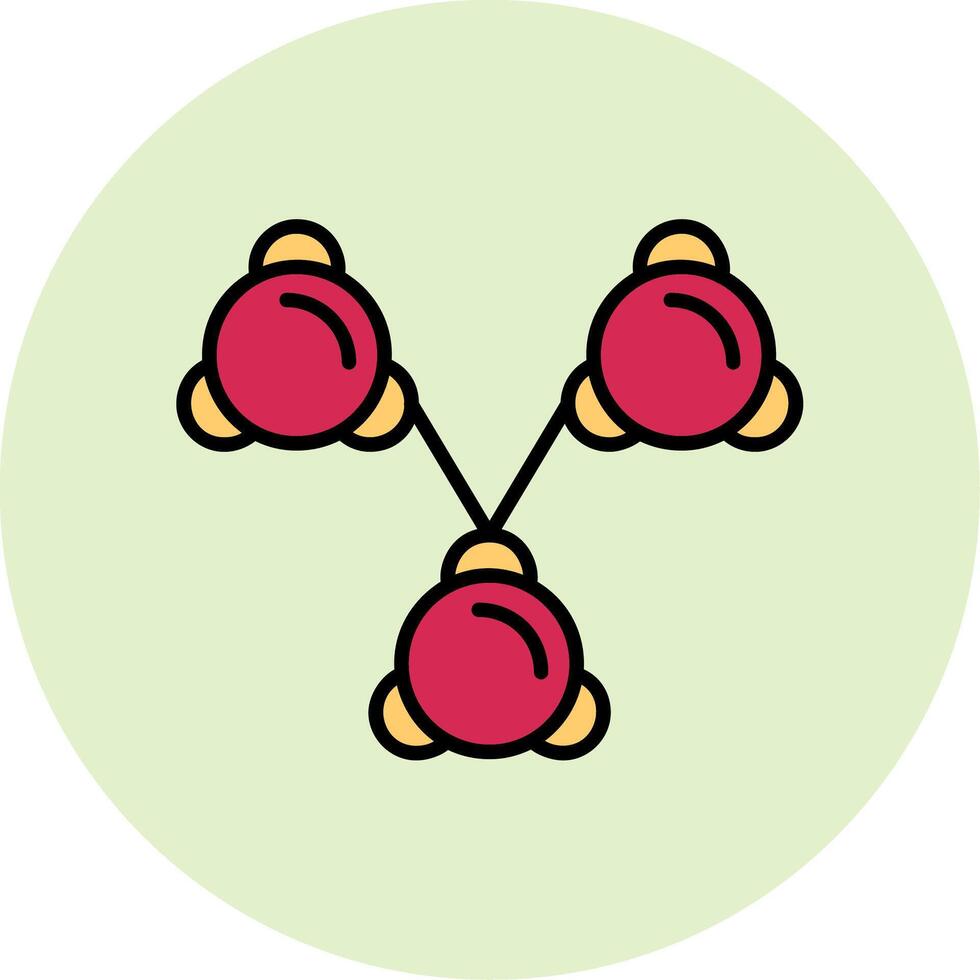 molecuul vector pictogram