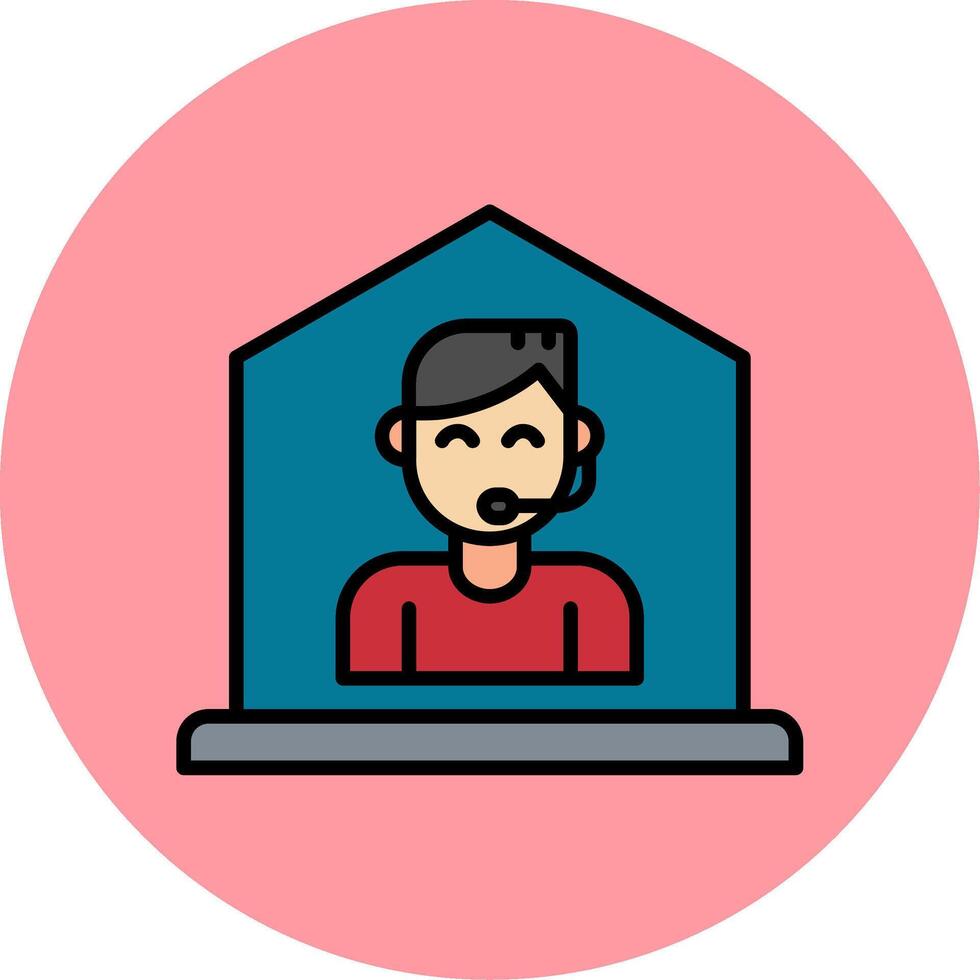 callcenter vector pictogram