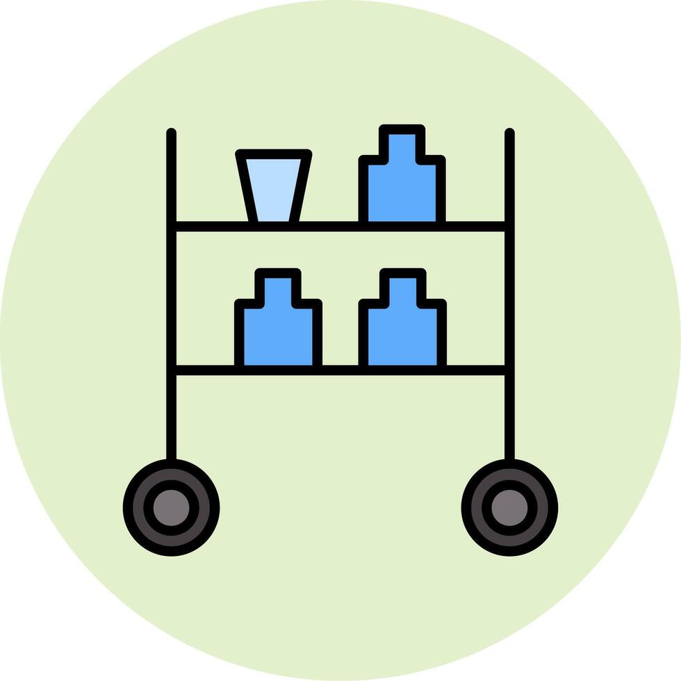 trolley vector pictogram vector