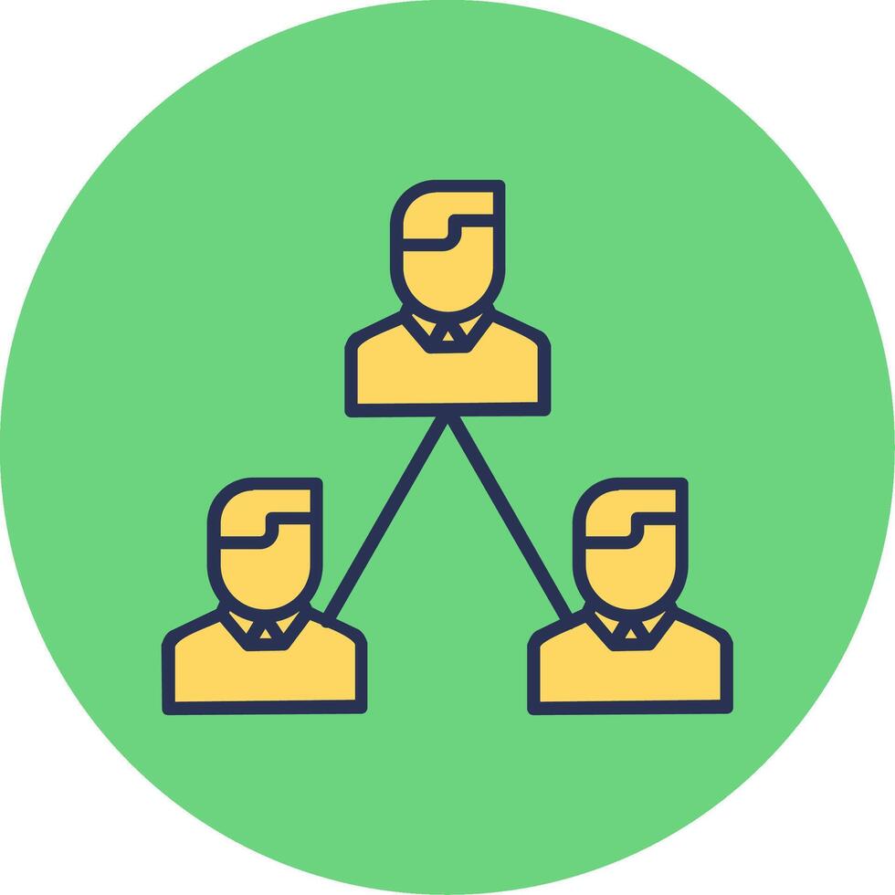 team vector pictogram