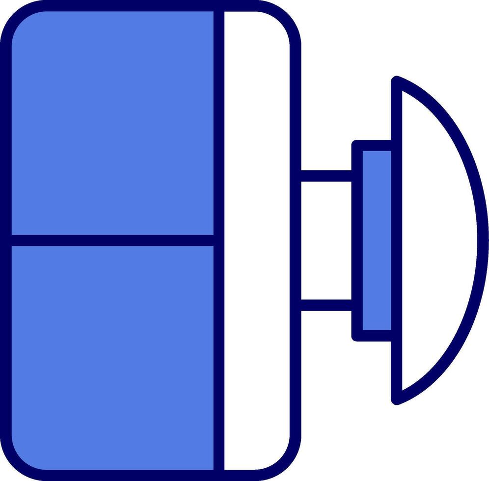 noodgeval knop vector icoon