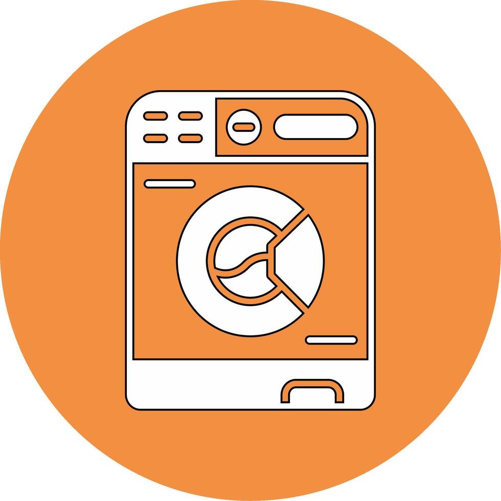 wasmachine vector pictogram