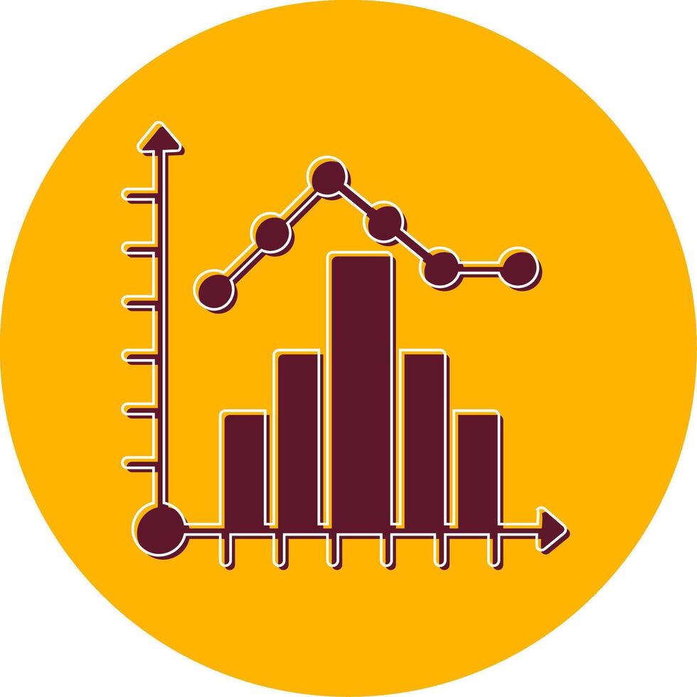 histogram vector icoon