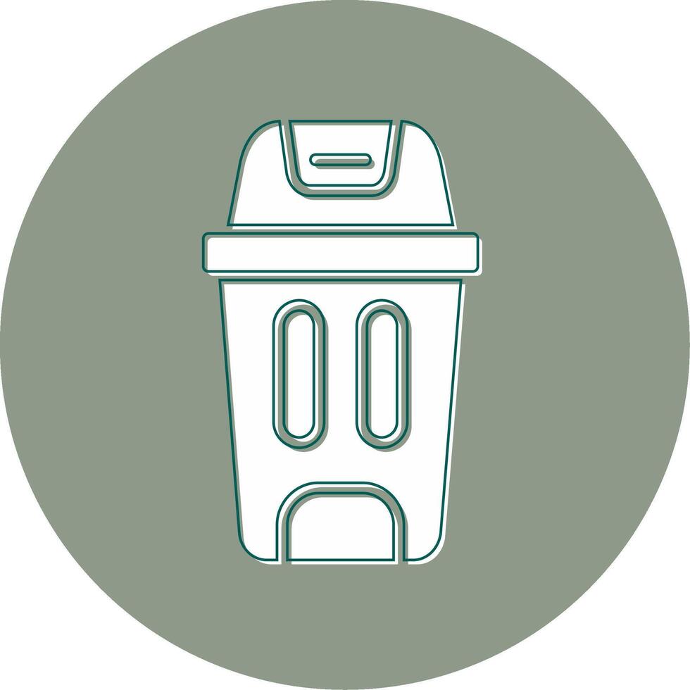 prullenbak vector pictogram