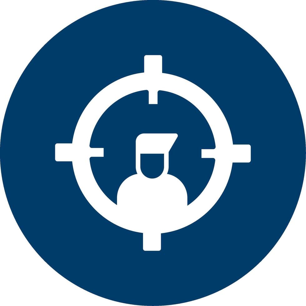 doelgroep vector pictogram