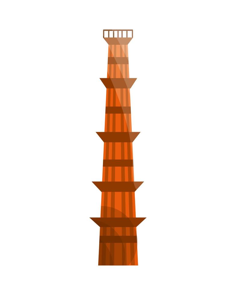 toren structuur antiek vector