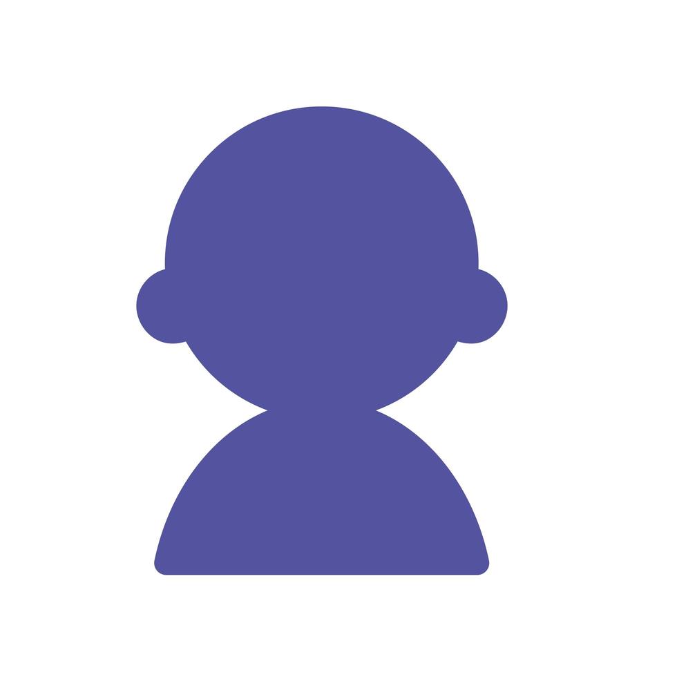 avatar pictogram man vector