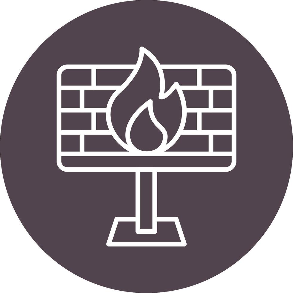 firewall vector pictogram