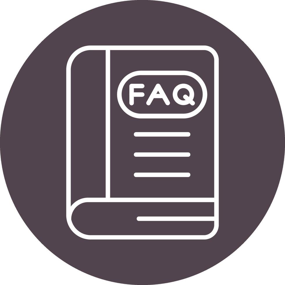 FAQ vector icoon