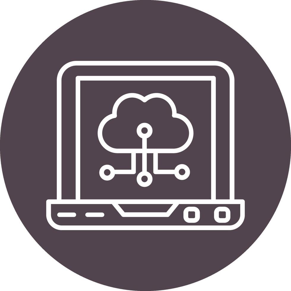 cloud computing vector icon