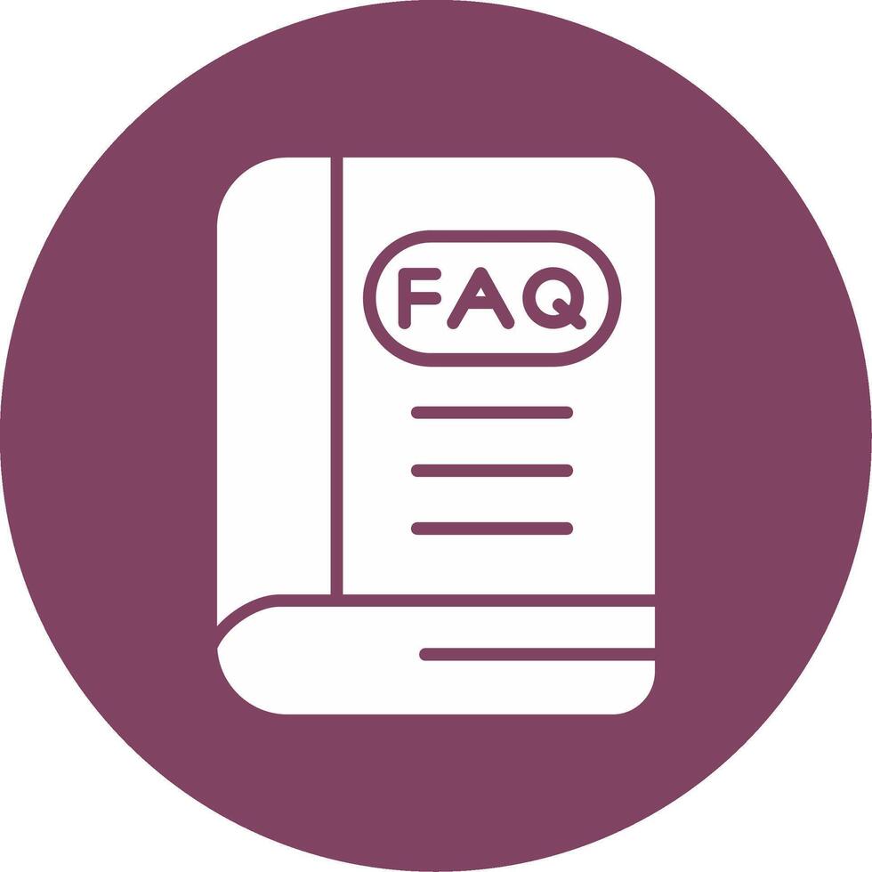 FAQ vector icoon