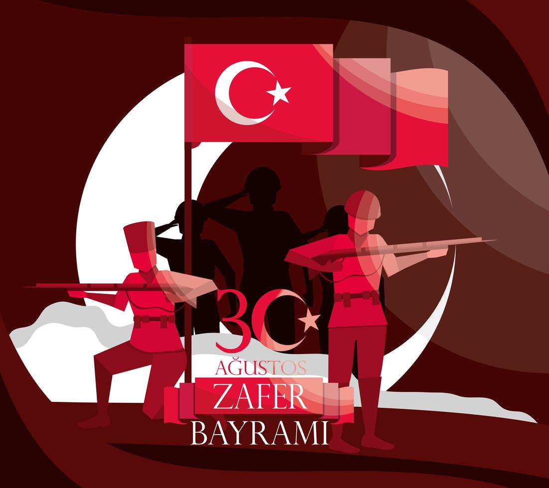 zafer bayrami onafhankelijkheid vector