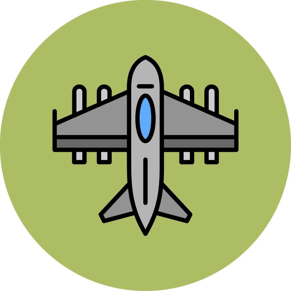 Jet vector icoon