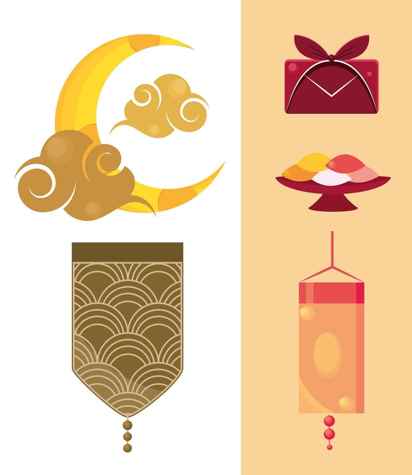 koreaanse cultuur chuseok vector