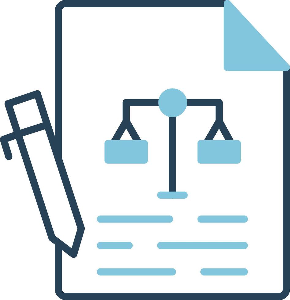 contract vector pictogram