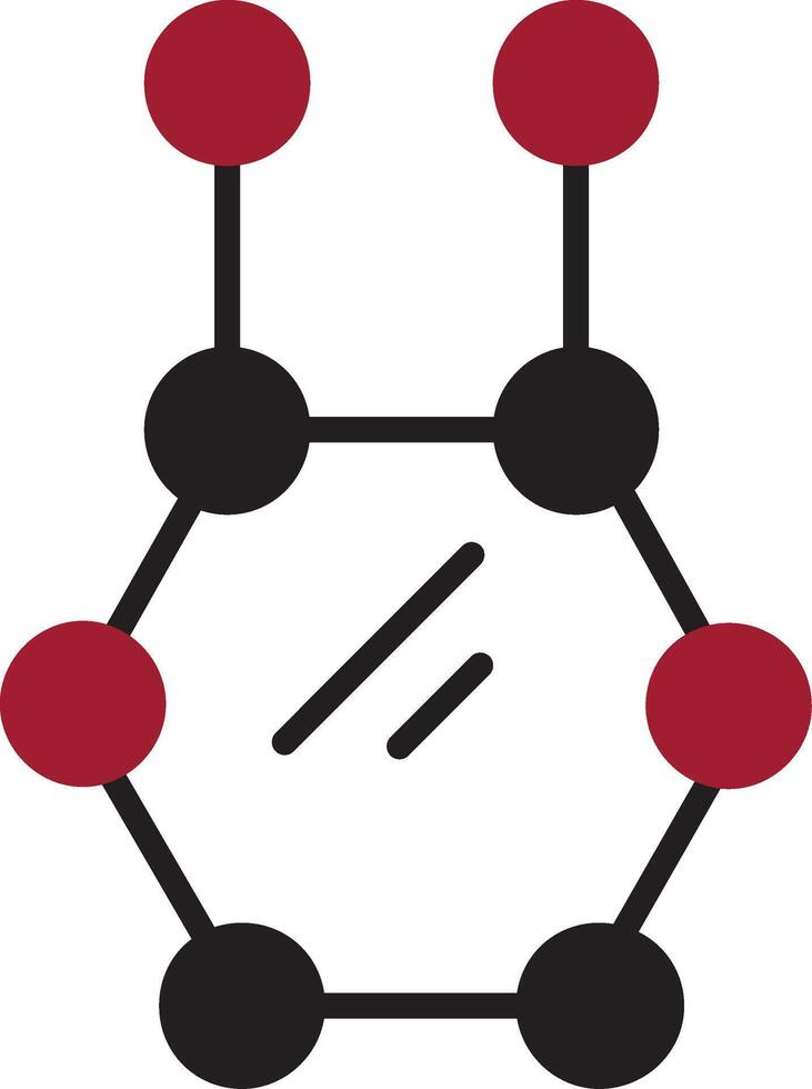 molecuul vector pictogram